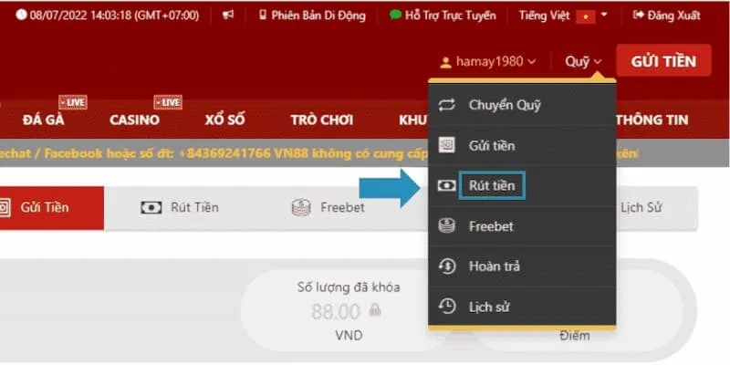 Nạp tiền VN88 nhanh chóng, cực đơn giản chỉ với một nốt nhạc 3 Các cách thức nạp tiền phổ biến hiện nay